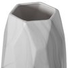 Uniquewise Contemporary Ceramic Marble Look Design Table Vase Geometric Flower Holder Decor, 9 Inch QI004360.L